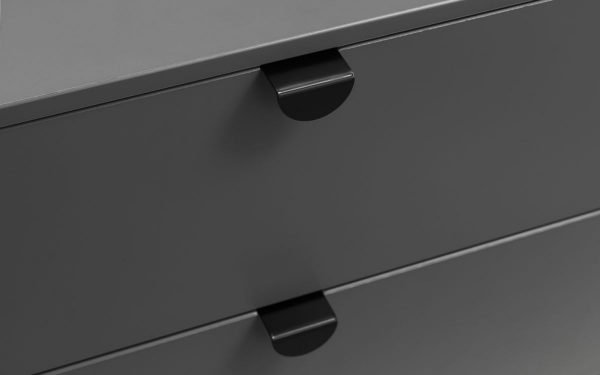 chloe 6 drawer chest handle detail