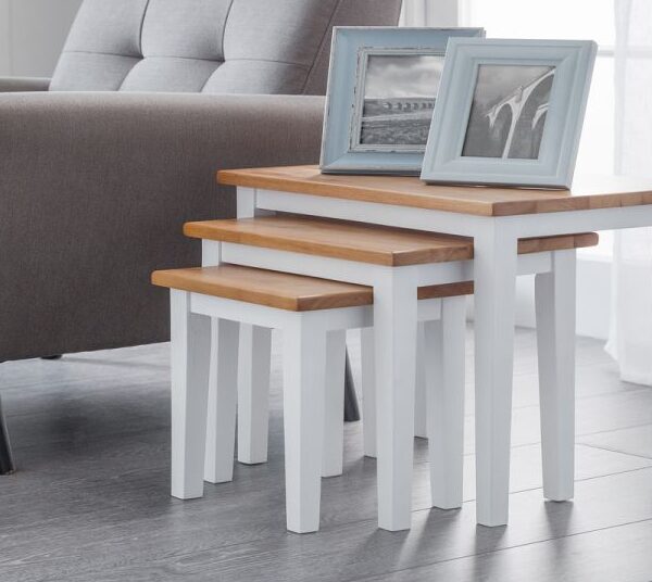 cleo nest of tables 2 tone