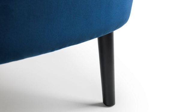 coco blue chair leg detail