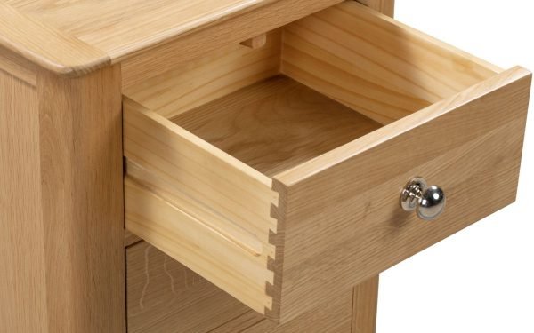 cotswold 3 drawer bedside detail