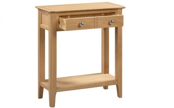 cotswold console table open