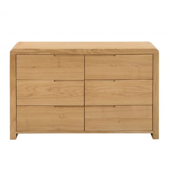 curve 6 drawer wide chest 2