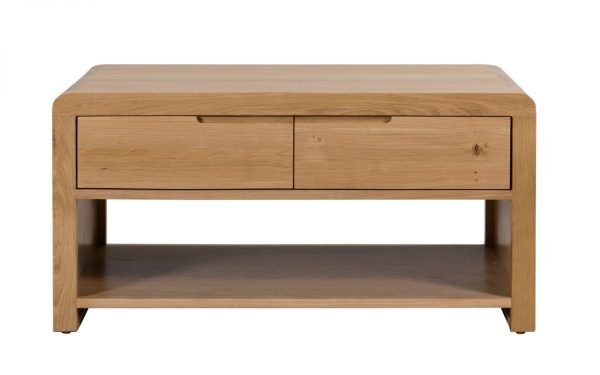 curve coffee table front