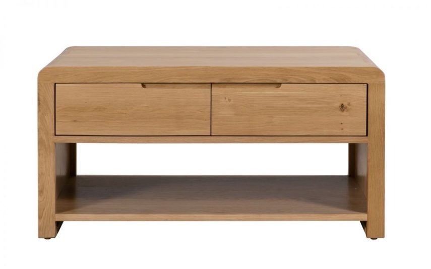 curve coffee table front