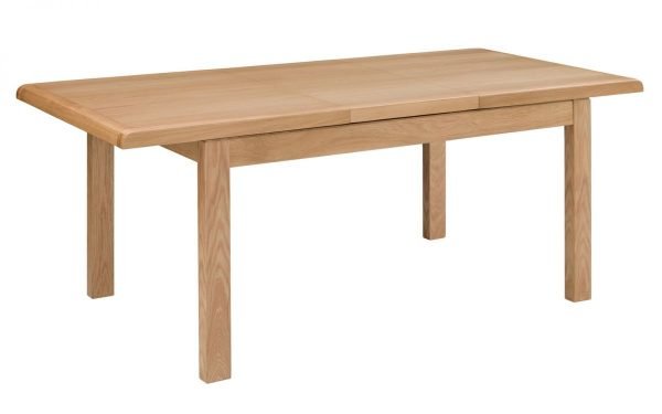 curve dining table angle extended