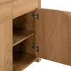 curve sideboard cupboard detail