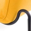 dali mustard chair leg detail
