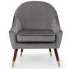 elliot armchair front angle