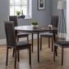 farringdon table 4 melrose chairs roomset