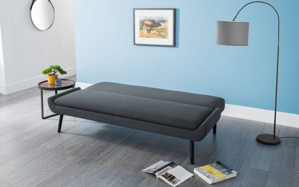 gaudi grey sofabed open roomset