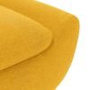 gaudi mustard sofabed curve detail
