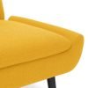 gaudi mustard sofabed seat detail