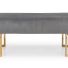 harrogate bench grey front angle