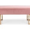 harrogate bench pink front angle