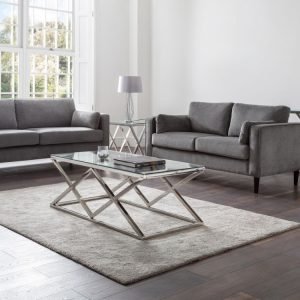 hayward dark grey chenille seater sofa seater sofa biarritz roomset