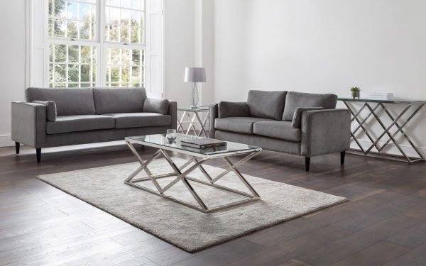 hayward dark grey chenille seater sofa seater sofa biarritz roomset