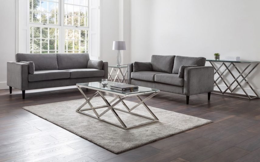 hayward dark grey chenille seater sofa seater sofa biarritz roomset
