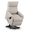 helena rise recliner pebble faux leather rised