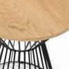 jersey oak lamp table top detail
