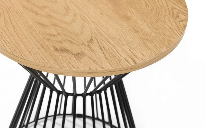 jersey oak lamp table top detail