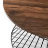 jersey walnut coffee table top detail