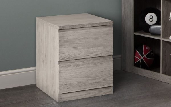 jupiter grey oak bedside roomset