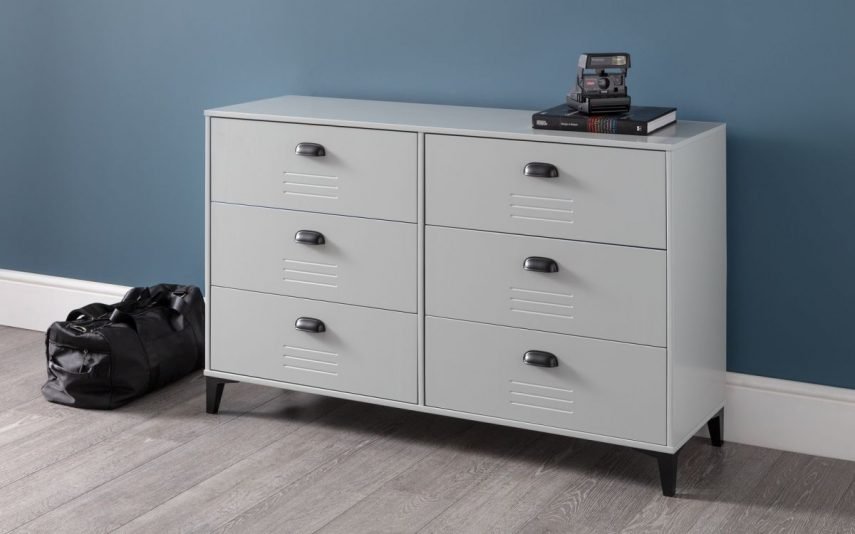 lakers 6 drawer chest roomset