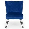 lisbon blue chair front angle