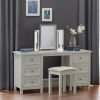 maine dressing table stool dove grey roomset