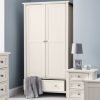 maine white bedroom set close up wardrobe