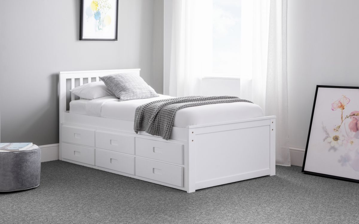 Black clearance captains bed