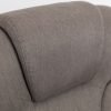 malmo grey recliner stool back detail