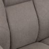 malmo grey recliner stool detail