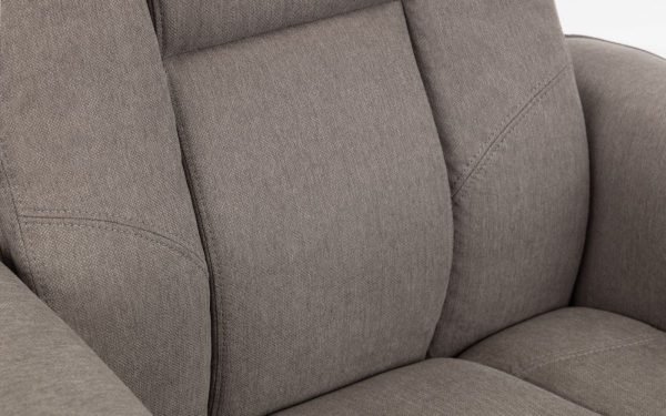 malmo grey recliner stool detail