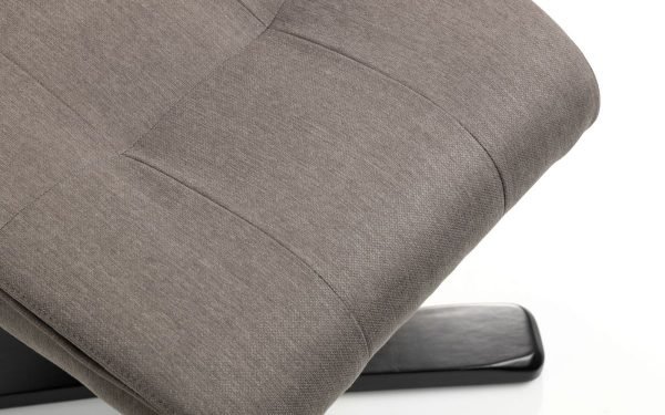 malmo grey recliner stool stool detail