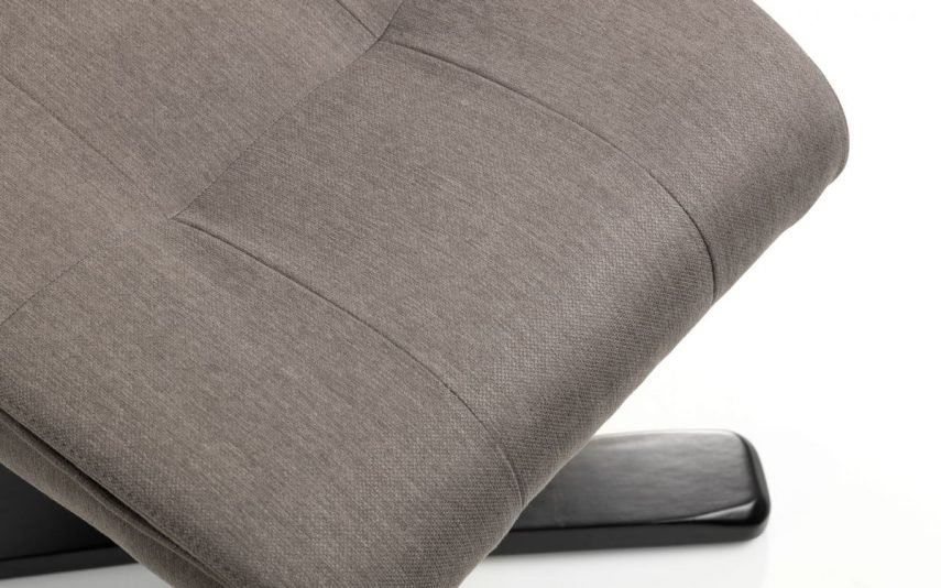 malmo grey recliner stool stool detail
