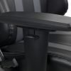 meteor gaming chair adjustable arm detail