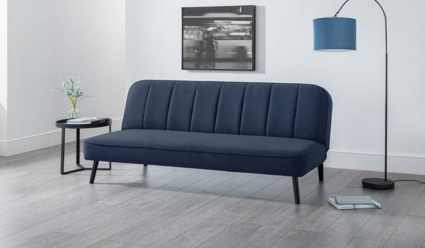 Ideas for Small Living Rooms in the UK 1 miro blue sofabed roomset pnt