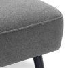 miro grey sofabed seat detail