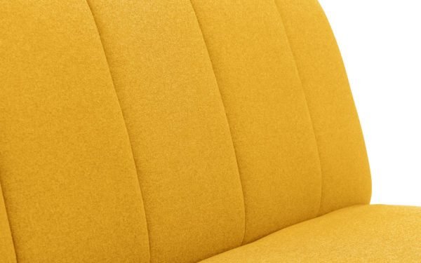 miro mustard sofabed back detail