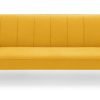 miro mustard sofabed front