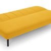 miro mustard sofabed open