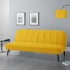 miro mustard sofabed roomset