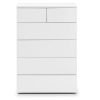 monaco 4 2 drawer chest white front