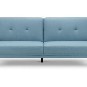 monza blue sofabed front