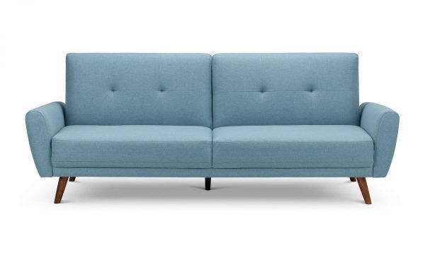 monza blue sofabed front