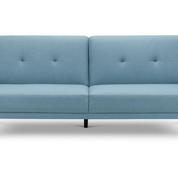 monza blue sofabed front