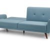 monza blue sofabed half open