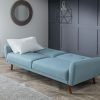 monza blue sofabed roomset open pillows