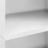 moritz white 4 door cabinet shelf detail